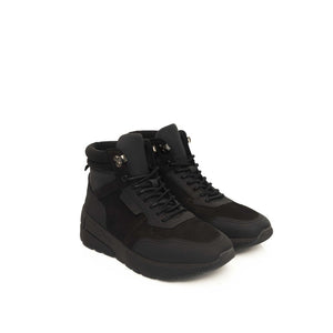 Schwarze Herren-Sneaker aus Rindsleder