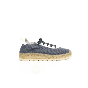 Blaues Kalbsleder Herren Sneaker