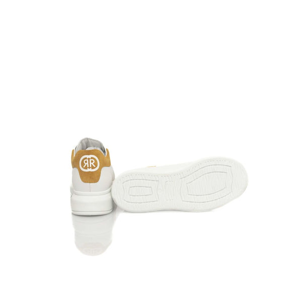 Weiße Leder-Damen-Sneaker