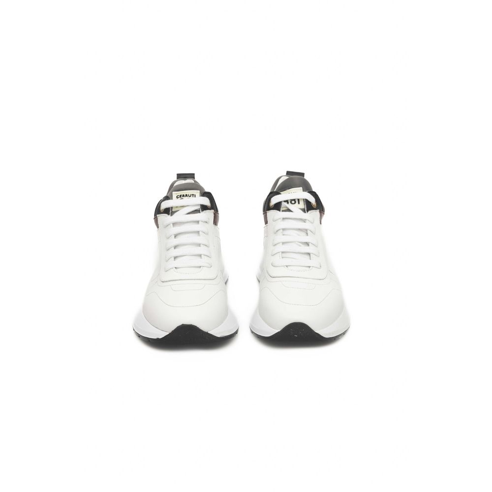 Weißes Leder Damen Sneaker