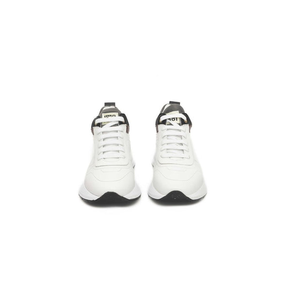 Weißes Leder Damen Sneaker