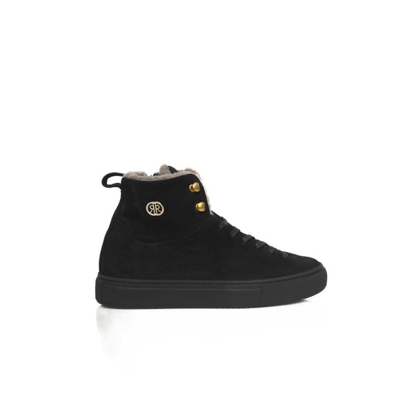 Schwarzer Damen-Sneaker aus Rindsleder