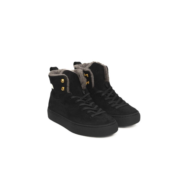 Schwarzer Damen-Sneaker aus Rindsleder