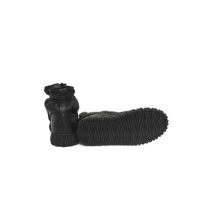 Schwarzer Damen-Stiefel aus Kuhfell