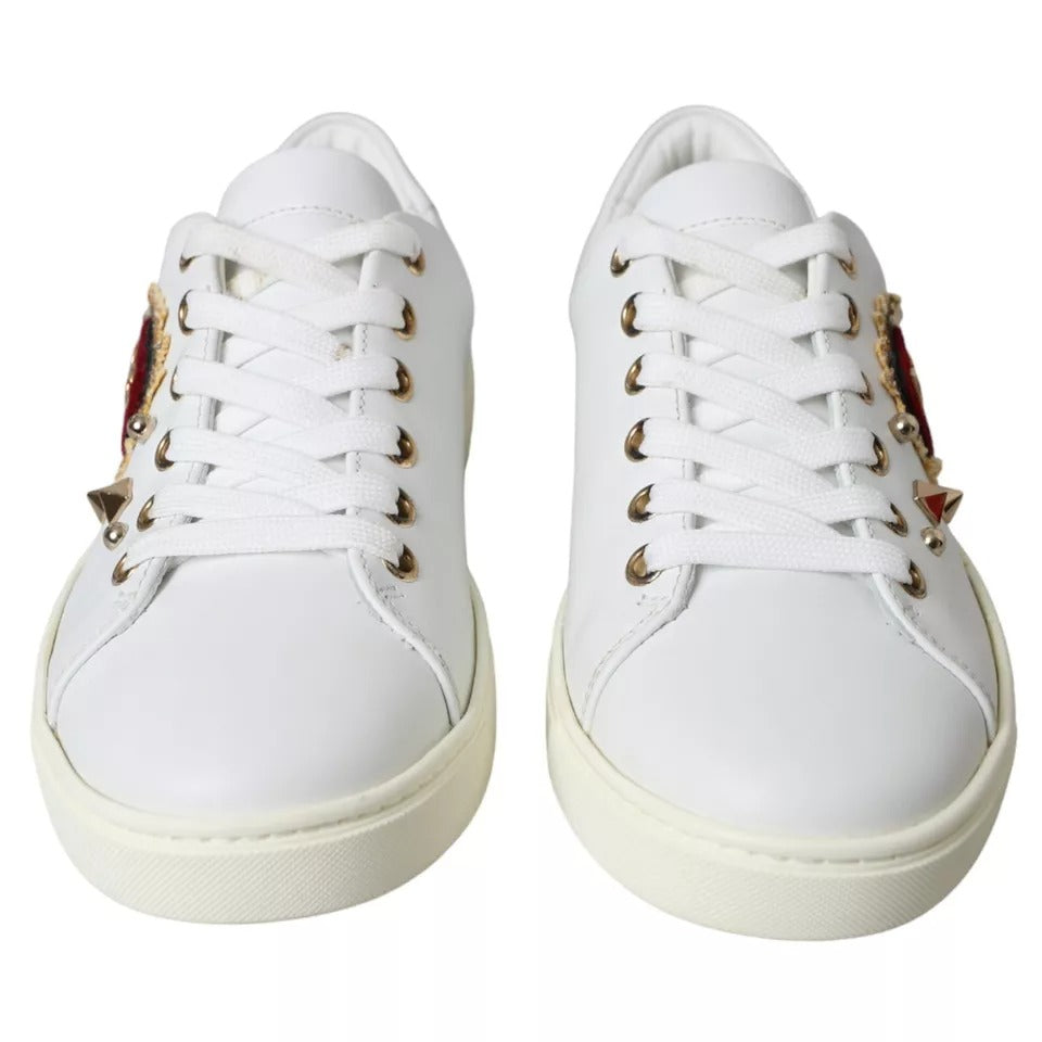 Weiß Portofino Sacred Heart Turnschuhe Frauen Schuhe