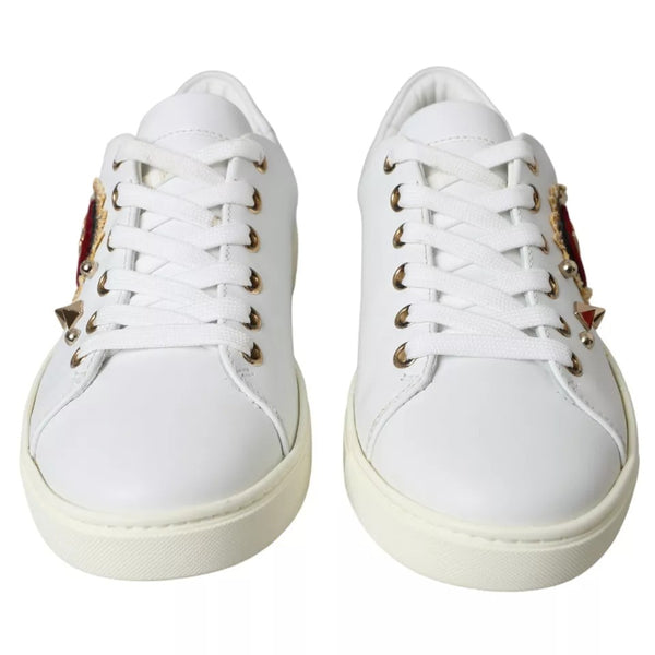Weiß Portofino Sacred Heart Turnschuhe Frauen Schuhe