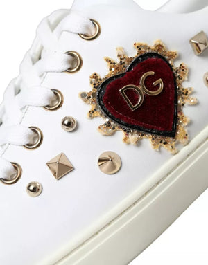 Weiß Portofino Sacred Heart Turnschuhe Frauen Schuhe