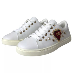 Weiß Portofino Sacred Heart Turnschuhe Frauen Schuhe