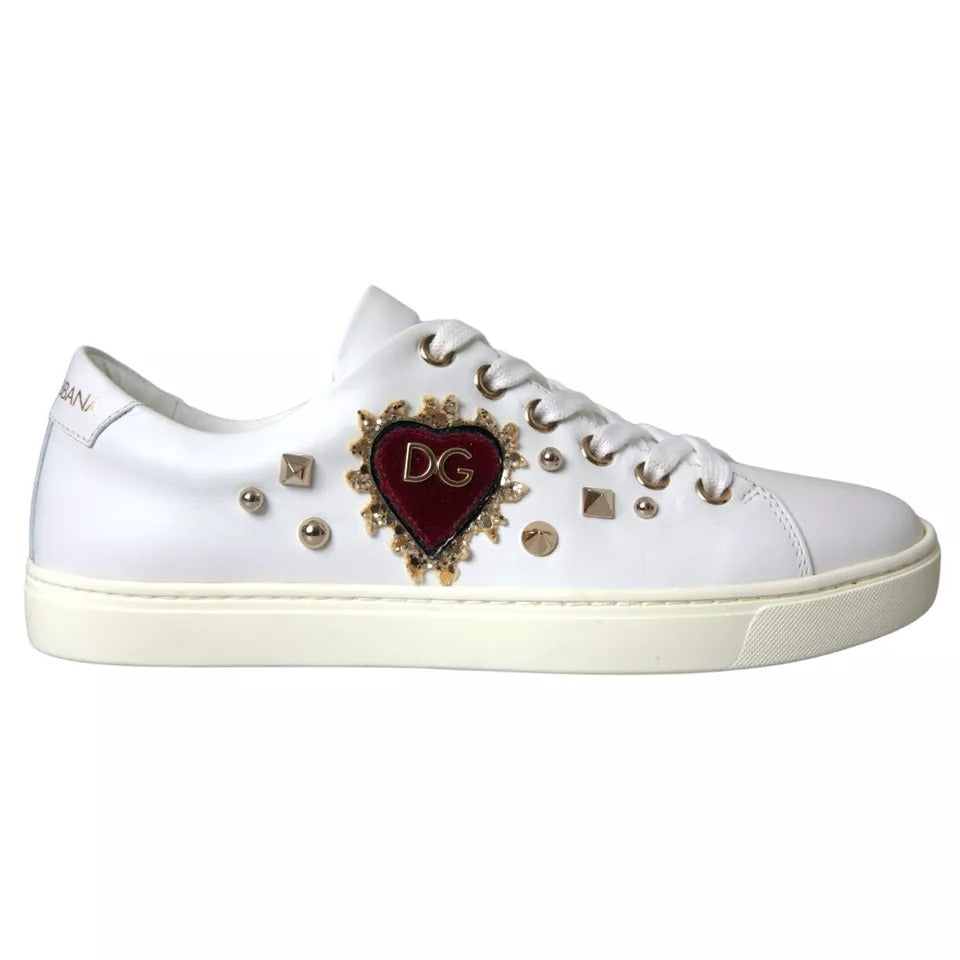 Weiß Portofino Sacred Heart Turnschuhe Frauen Schuhe