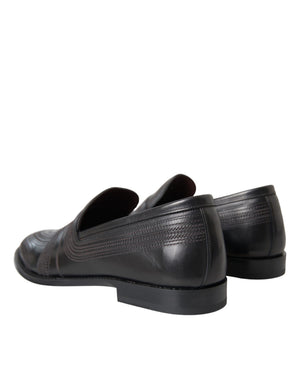 Schwarz Braun Leder Loafer Männer Kleid Schuhe