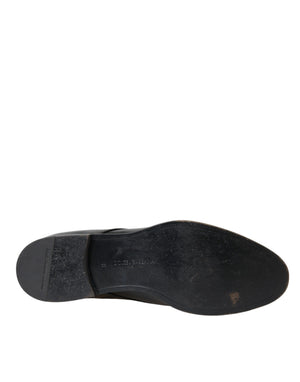 Schwarze Lackleder Derby-Schuhe für formelle Anlässe