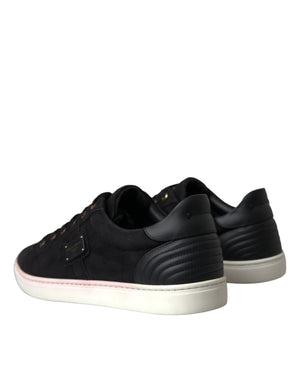 Schwarz Wildleder Männer Low Top Sneakers Männer Schuhe