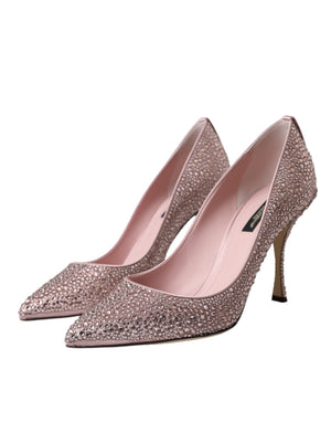 Rosa Strass Kristall Heels Pumps Schuhe