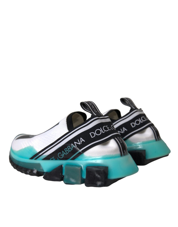 Schwarz Weiß Blau Slip On Sorrento Sneakers Schuhe