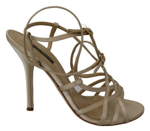 Gold Seide Knöchel Strap Heels Sandalen Schuhe