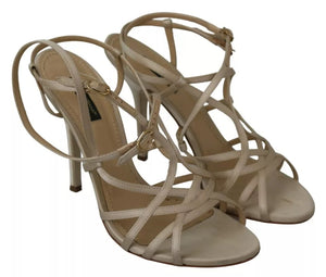 Gold Seide Knöchel Strap Heels Sandalen Schuhe