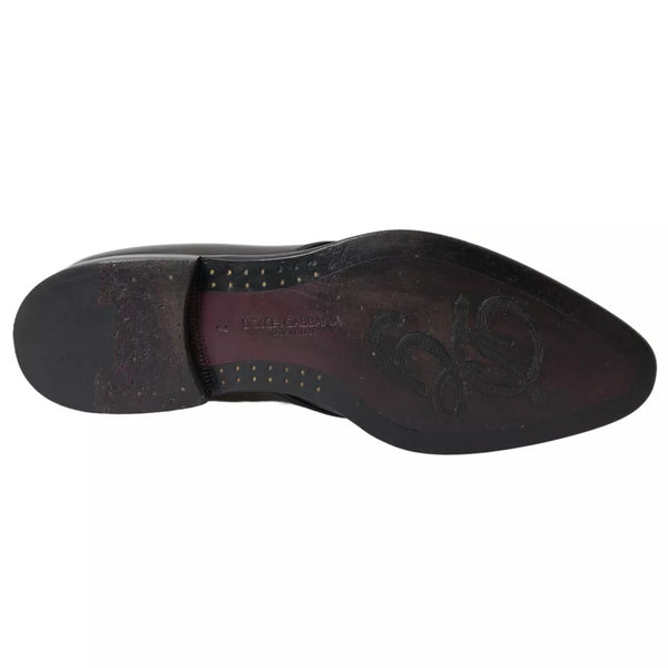 Schwarz Leder Derby Formal Kleid Männer Schuhe