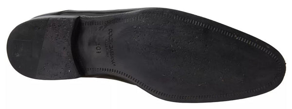 Formelle Anzugschuhe aus poliertem Leder, schwarz