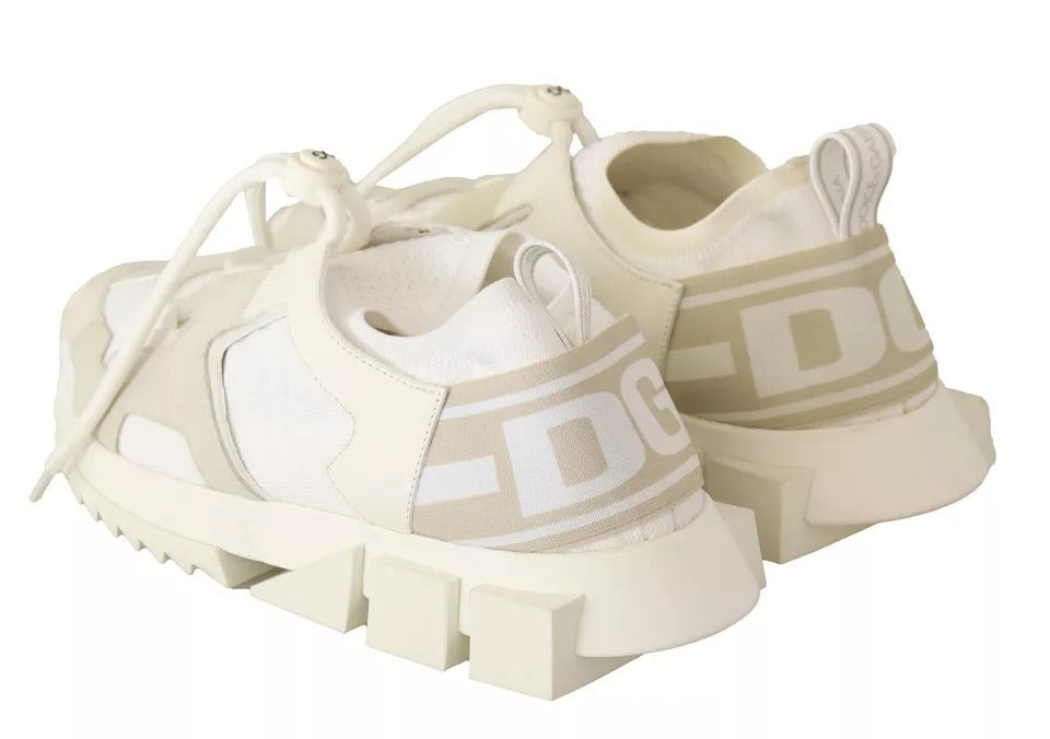 Weiß Stoff Wildleder Sorrento Lace Up Turnschuhe Schuhe