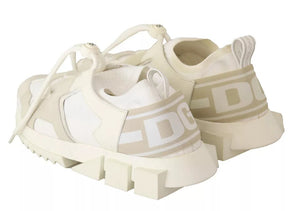 Weiß Stoff Wildleder Sorrento Lace Up Turnschuhe Schuhe