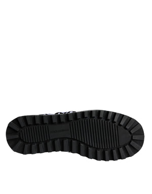 Schwarz Weiß Gesteppte Logo Sandalen Rutschen Schuhe