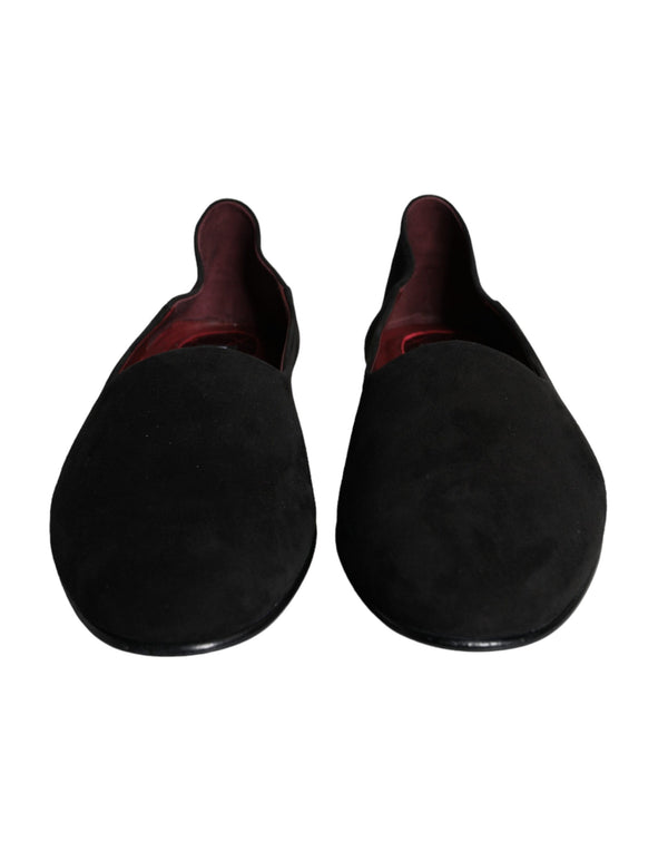 Schwarz Wildleder Loafers Formal Slip On Schuhe