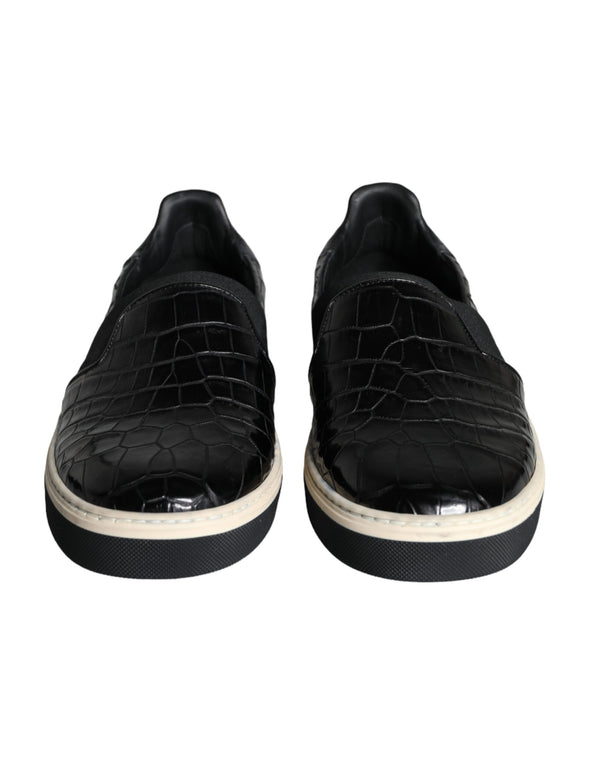 Schwarz Leder Loafers Hausschuhe Freizeitschuhe