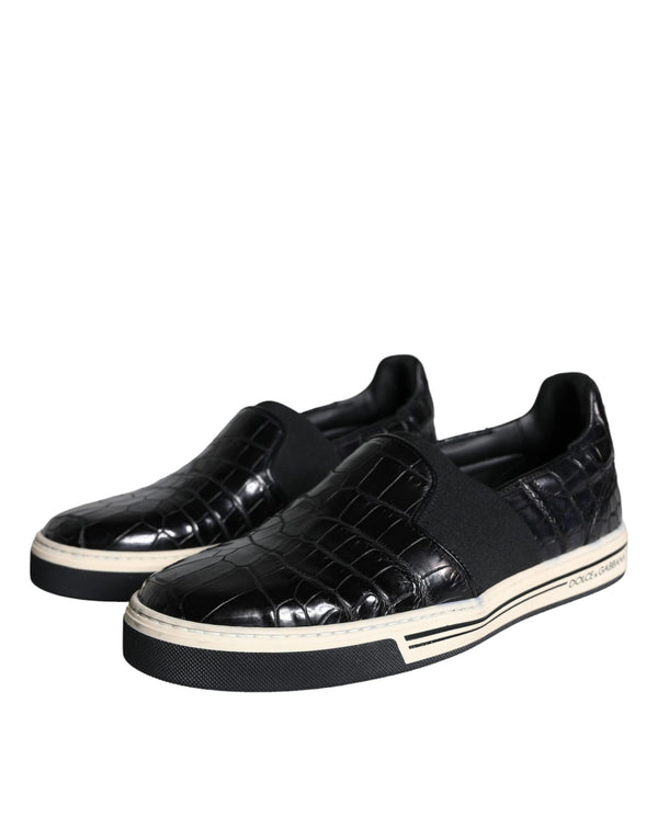 Schwarz Leder Loafers Hausschuhe Freizeitschuhe