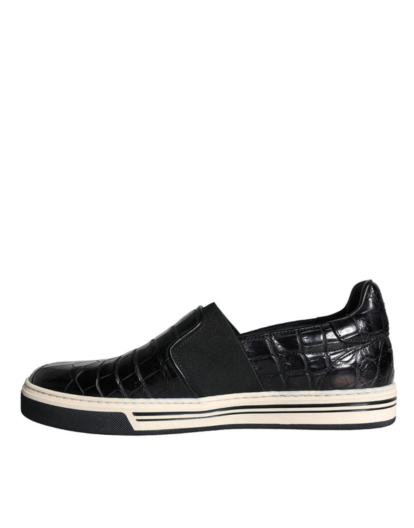 Schwarz Leder Loafers Hausschuhe Freizeitschuhe