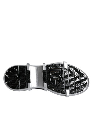 Schwarz Nylon Galileo High Top Turnschuhe Schuhe