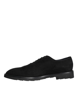 Schwarz Wildleder Sicilia Schnürschuhe Formal Schuhe