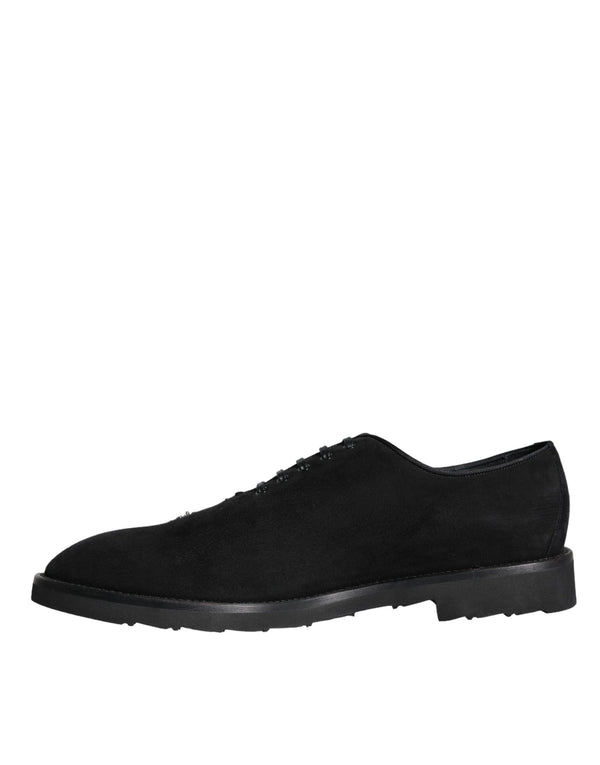 Schwarz Wildleder Sicilia Schnürschuhe Formal Schuhe