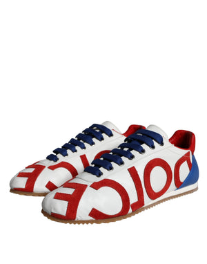 Multicolor Leder Logo Casual Turnschuhe Schuhe
