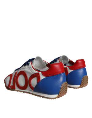 Multicolor Leder Logo Casual Turnschuhe Schuhe