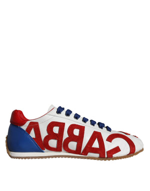 Multicolor Leder Logo Casual Turnschuhe Schuhe