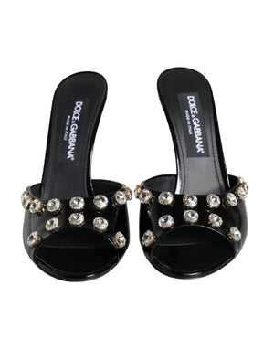 Schwarz Kristall Heels Keira Sandalen Schuhe