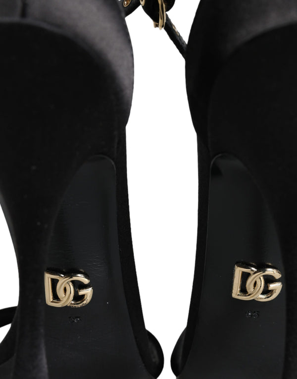 Schwarz KEIRA Heels Riemchensandalen Schuhe
