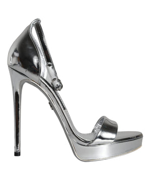 Silber KEIRA Heels Riemchensandalen Schuhe