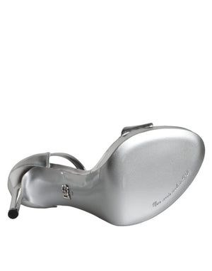 Silber KEIRA Heels Riemchensandalen Schuhe