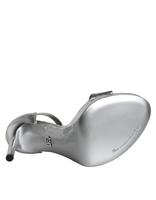 Silber KEIRA Heels Riemchensandalen Schuhe