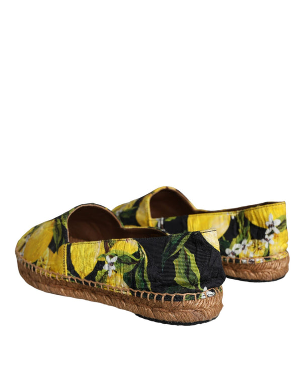 Multicolor Zitrone Slip On Espadrilles Schuhe