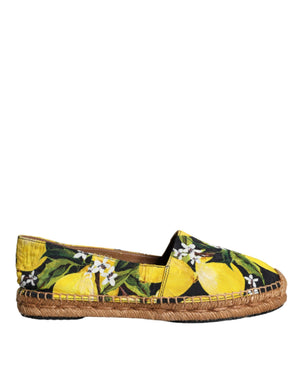 Multicolor Zitrone Slip On Espadrilles Schuhe