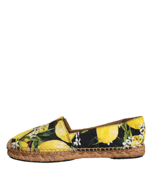 Multicolor Zitrone Slip On Espadrilles Schuhe