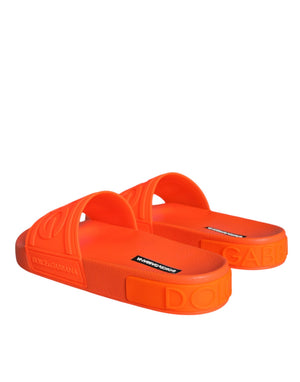 Orange Gummirutsche Sandalen Badeschuhe