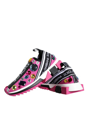 Rosa Sorrento Kristalle Low Top Turnschuhe Schuhe