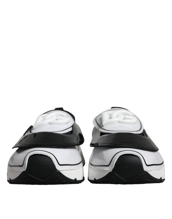 Weiß Schwarz Logo Plaque Daymaster Turnschuhe Schuhe