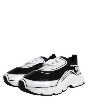 Weiß Schwarz Logo Plaque Daymaster Turnschuhe Schuhe