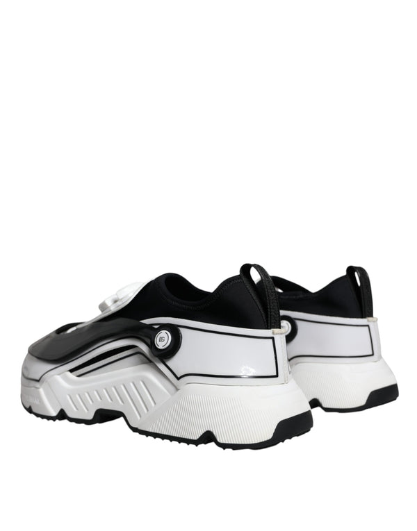 Weiß Schwarz Logo Plaque Daymaster Turnschuhe Schuhe