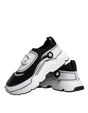 Weiß Schwarz Logo Plaque Daymaster Turnschuhe Schuhe