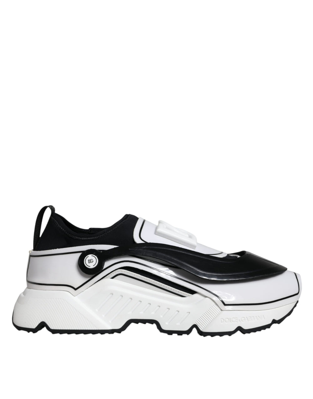 Weiß Schwarz Logo Plaque Daymaster Turnschuhe Schuhe